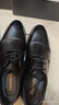 GENAI真皮正裝皮鞋男士商務(wù)休閑鞋男鞋透氣三接頭英倫結婚內增高鞋子男 黑色 鏤空洞洞 夏天夏季皮涼鞋 42 碼(260mm) 曬單實(shí)拍圖
