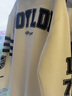 BOY LONDON秋季情侶款米白色學(xué)院風(fēng)刺繡針織棒球開(kāi)衫N64001 米白色 M 曬單實(shí)拍圖