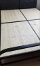 京居 【免安装】床折叠床铁架软包床铁艺床现代简约卧室木架双人YC15 【升级稳固款木板床】1.80*2.0米 实拍图