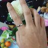 Djin999足銀四葉草情侶戒指一對(duì)時(shí)尚對(duì)戒銀飾品生日禮物送女友老婆 幸運(yùn)四葉草情侶戒指一對(duì) 曬單實(shí)拍圖