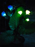Komebrite 太陽能燈庭院燈花園別墅裝飾燈仿真玫瑰花燈戶外防水插地草坪燈 太陽能3頭【2只裝】粉玫瑰 太陽能插地草坪燈 曬單實拍圖