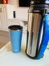 象?。╖O JIRUSHI）保溫杯咖啡杯FSE45附茶濾網(wǎng)茶水分離辦公桌面廣口商務(wù)學(xué)生水杯子 天藍色AJ 450ml 曬單實(shí)拍圖
