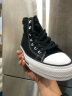 匡威（Converse）官方 专业AII Star男女高帮翻毛皮运动滑板鞋159573C 159573C/黑色 37 实拍图