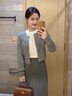 熒蒂早秋裝搭配一整套韓劇穿搭鹽系小香風(fēng)針織衫女連衣裙子三件套裝女 開衫+裙子+內(nèi)搭【三件套】1 M【建議95-105斤】 曬單實拍圖