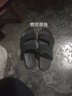 勤記涼鞋男夏季 可以泡水夏季涼鞋男款休閑外穿工作開車兩用涼拖戶外 灰色 42 曬單實(shí)拍圖