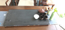 茶錦記 整塊天然烏金石茶盤家用大號(hào)排水長方形石頭茶具盤辦公茶海茶臺(tái) 春暉 尺寸：70cm*35cm*3cm 曬單實(shí)拍圖