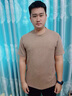 莫代爾徳絨發(fā)熱保暖內衣男士?jì)却罴咏q上衣羊毛蠶絲打底衫無(wú)痕短袖t恤冬 黑色 【德絨+羊毛+蠶絲】 3XL (適合170-190斤) 曬單實(shí)拍圖