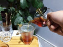 日式玻璃功夫茶具茶杯套裝家用客廳簡茶蓋碗小套辦公室會客 9頭霧語金邊套裝+側(cè)把壺+六君子 曬單實(shí)拍圖