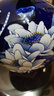 景韻雅成景德鎮(zhèn)瓷器新中式青花瓷花瓶裝飾品擺件家居客廳書房博古架大號 荷花福氣瓶 曬單實拍圖