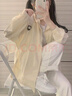 風(fēng)采兔 杏色開(kāi)衫連帽防曬衫薄款外套女2023夏韓版oversize學(xué)生寬松上衣 杏色 L 曬單實(shí)拍圖