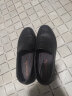 红蜻蜓男鞋春夏季皮鞋男士商务休闲鞋爸爸真皮套脚透气镂空软底皮鞋打孔 黑色（21267镂空皮鞋） 39 实拍图