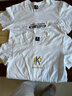 阿諾頓純棉四件裝ins潮百搭短袖t恤男青年圓領(lǐng)大碼體恤半截袖上衣打底衫 EXP白+麋鹿白+紐約白+PK白 L (建議120-135斤) 曬單實(shí)拍圖