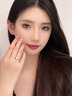 Grace Girl原創(chuàng)四葉草戒指女18K金玫瑰金指環(huán)七夕情人節(jié)生日禮物送女友老婆 款一戒指+證書+輕奢禮盒 曬單實拍圖