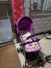 【9成新】hd小龍哈彼 嬰兒推車(chē)可坐可躺輕便折疊站立避震高景觀(guān)寶寶兒童可換雙向手推車(chē) 紫色LC508-T826   曬單實(shí)拍圖