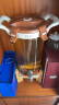 麦欧力（MYONLY）泡酒容器高档泡酒专用玻璃瓶装酒缸存酒坛子密封酒桶储药酒罐空瓶 A款10斤瓷芯龙头竹架 5L 实拍图