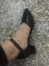 達芙妮粗跟單鞋女2025新款一腳蹬樂(lè )福小皮鞋套腳尖頭高跟鞋工作職業(yè)女鞋 米色BN4622101057 37 曬單實(shí)拍圖