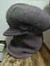 暢印帽子冬天連體針織帽中老年人媽媽毛線(xiàn)帽加絨加厚奶奶騎車(chē)保暖圍脖 卡其【2446】圍脖連體帽 曬單實(shí)拍圖