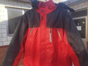 啄木鳥(niǎo)夾克男外套秋冬季裝三合一沖鋒衣男士加絨厚款休閑保暖上衣服男裝 FGT888紅色 4XL（160-185斤） 曬單實(shí)拍圖
