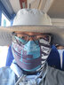 DIKEDU戶外魔術(shù)頭巾UPF50+男女防曬防紫外線騎行面罩跑步脖套運動面巾 沙灘魅影 曬單實拍圖