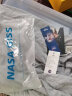 NASA GISS重磅260g纯棉短袖t恤男纯色圆领厚实不透纯白打底衫男女体恤上衣 麻灰 L体重130-150斤 实拍图