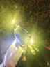 TDGO摩托車(chē)射燈超亮強光led大燈改裝機車(chē)電瓶電動(dòng)車(chē)燈遠近光鋪路霧燈 黃白遠近光燈-1對+后視鏡架+開(kāi)關(guān) 曬單實(shí)拍圖