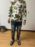 迪歐圖 男士破洞牛仔褲四季新款時(shí)尚印花刺繡貓須乞丐褲男青年潮流彈力修身小腳褲男個(gè)性百搭時(shí)髦顯瘦長(zhǎng)褲 JSN-817藍(lán)色 29=2尺2 曬單實(shí)拍圖