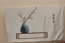 美悅舍 電視機防塵罩中式蓋布防滑液晶電視65寸防塵套55寸壁掛曲面通用 富貴 75英寸 曬單實(shí)拍圖