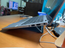 绿巨能（llano）笔记本电脑支架 便携折叠铝合金散热器 6档调节升降桌 显示器增高架置物架 通用联想苹果荣耀 实拍图