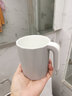 諾蘭森迪刷牙漱口杯宿舍軍訓旅游便攜旅行洗漱杯子牙刷杯牙缸杯 灰白色 曬單實(shí)拍圖
