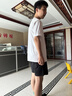李寧速干短袖男士2024夏季新款冰絲運動(dòng)跑步健身薄款T恤上衣羽毛球服- 白色T恤短袖 2XL 【160-180斤】 曬單實(shí)拍圖