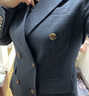 芭妃婭高端職業(yè)西裝套裝女秋冬西服時(shí)尚氣質(zhì)韓版酒店經(jīng)理工作服工裝西服 藏藍(lán)色西裝+褲子 L 曬單實(shí)拍圖