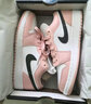 耐克（NIKE）【潮】Air Jordan aj1板鞋女子新款低幫休閑輕便透氣運(yùn)動(dòng)籃球鞋 553560-800（北極粉） GS款 38.5 曬單實(shí)拍圖