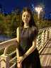 GARNUO黑色連衣裙女夏季法式小個(gè)子高級感赫本風(fēng)裙子收腰顯瘦小黑裙短裙 黑色 S 【80-100斤】 曬單實(shí)拍圖