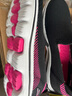斯凱奇（Skechers）健步鞋女緩震一腳蹬透氣運動(dòng)鞋15900 黑色/粉紅色/BKPK 36  曬單實(shí)拍圖