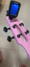 莫森（MOSEN）911PRO-PK尤克里里乌克丽丽ukulele碳纤维材质小吉他23英寸妃棠粉 实拍图