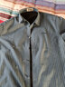老人頭（LRT）抗皺免燙長(cháng)袖襯衫男士青年商務(wù)休閑彈力莫代爾襯衣男2026春季新款 07灰格 41 （建議140-155斤） 曬單實(shí)拍圖