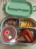閃閃優(yōu)品保溫飯盒微波爐304不銹鋼飯盒學(xué)生食堂打飯大容量加熱分格上班族 4格款【帶筷勺 可微波爐加熱】 1L 曬單實拍圖