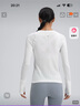 lululemon丨Swiftly Tech 女士運動(dòng)長(cháng)袖T恤 2.0 *Race LW3FQFS 白/白 XS /4 曬單實(shí)拍圖