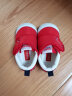 卡特兔学步鞋男童秋季软底步前鞋 女宝婴儿包头鞋经典款XZ03红色13.5cm 实拍图