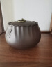 言艺 紫砂茶叶罐中大号家用储物防潮密封茶罐 紫泥年年罐约可装茶叶150g 实拍图