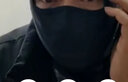 貓眼（CATEYE）騎行面罩秋冬抓絨保暖防寒頭套自行車摩托車男女圍脖 黑色 曬單實(shí)拍圖