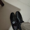红蜻蜓男鞋子休闲皮鞋男士夏季新款单鞋韩版潮流青年 黑色 39 偏大一码 实拍图