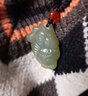 博文玉潤 和田玉十二生肖鼠?；⑼谬埳唏R羊猴雞狗豬吊墜玉器掛件男女款玉墜掛件 附鑒定證書(shū) 免費刻字 22.生肖雞(青玉款) 曬單實(shí)拍圖