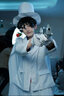 名偵探柯南衣服怪盜基德cos服裝成人兒童怪盜基德衣服cosplay全套 XXL 全套[帽子、西服、褲子、領(lǐng)帶、襯衫、披風(fēng)]送:手套 曬單實拍圖