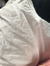 茵曼（INMAN）夏裝新款少女清新純棉拼接雙層百搭度假休閑半身裙女【1802084】 珍珠白 XL 曬單實(shí)拍圖