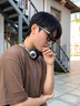 MYSH 925銀莫桑石耳釘男士潮流嘻哈高級(jí)感單只痞帥滿鉆時(shí)尚耳飾品 單只 曬單實(shí)拍圖