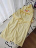 豌豆莢兒童浴袍斗篷浴巾帶帽a類(lèi)可穿式秋冬男童女童浴袍可穿式裹巾睡袍 小黃雞M碼【適用身高90-120cm】 【秋冬款 抗菌加厚】 曬單實(shí)拍圖