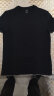 七匹狼短袖T恤男纯棉春夏季打底衫基础纯色小白T男生运动汗衫背心 V型黑色 175/XL(建议125-145斤) 实拍图