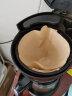 亚米（Yami）102咖啡扇形滤纸手冲滴漏美式咖啡壶滤杯滤纸加厚无漂白2-4人份40片*3盒 实拍图