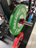 馬西（MASSFIT）新款競(jìng)賽全膠杠鈴片商用Crossfit全膠高彈片環(huán)保片 競(jìng)賽片20KG*2片 曬單實(shí)拍圖